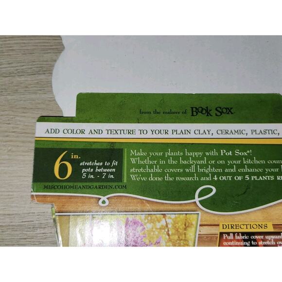 *5 for‎ $25* 6" Flower Planter Pot Sox Stretchable Fabric Cover Home Garden - Picture 5 of 6